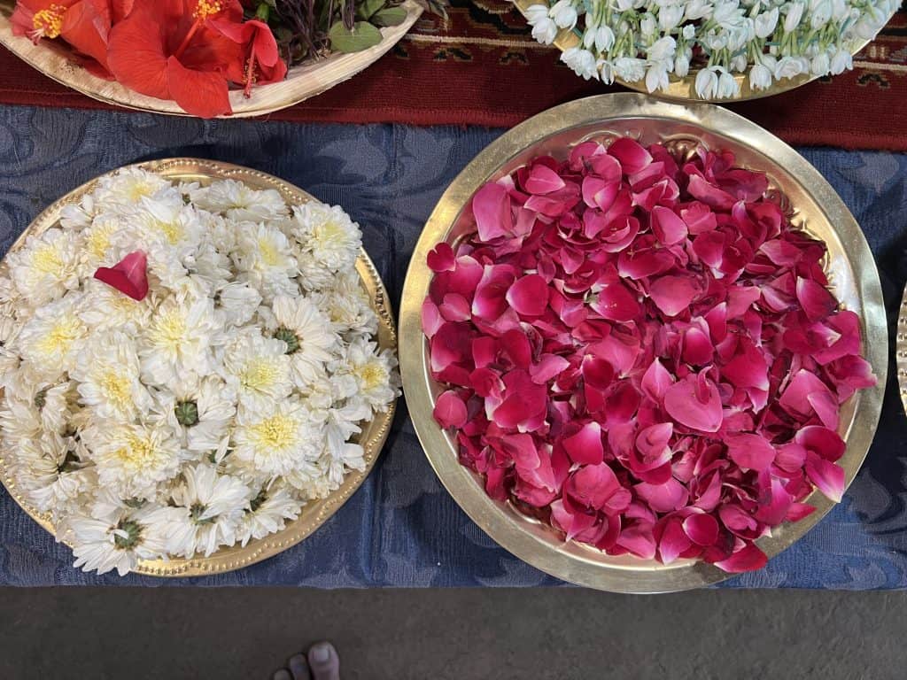 Lakshmi Ganesh Puja - Flowers 1